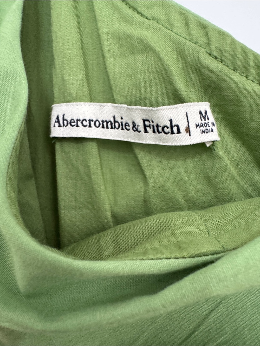 Abercrombie One-shoulder Cut Out Maxi Dress in Green - Picture 10 of 10